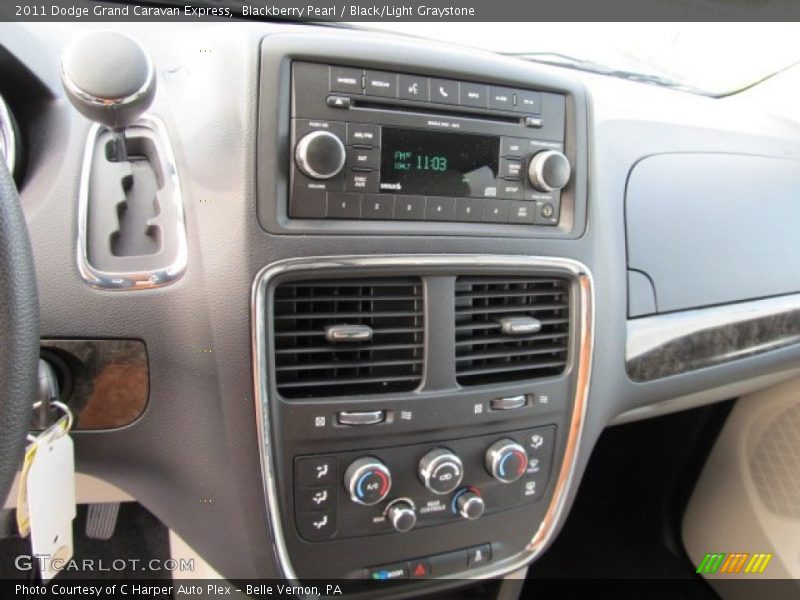 Blackberry Pearl / Black/Light Graystone 2011 Dodge Grand Caravan Express