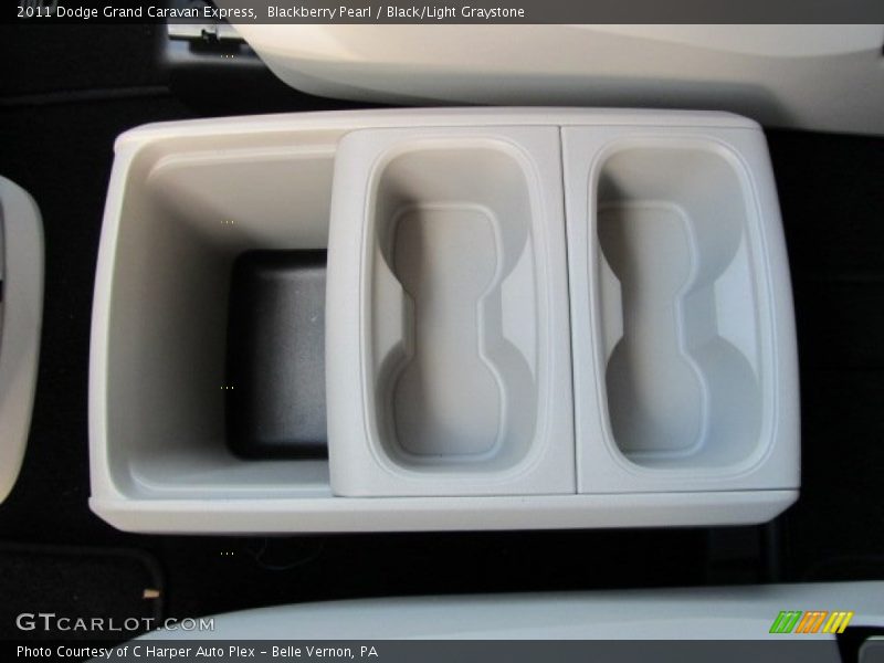 Blackberry Pearl / Black/Light Graystone 2011 Dodge Grand Caravan Express