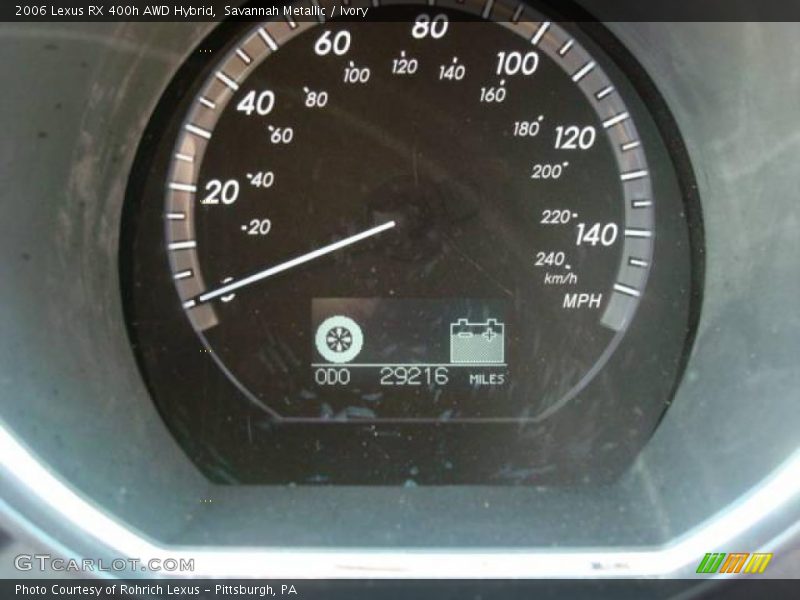 Savannah Metallic / Ivory 2006 Lexus RX 400h AWD Hybrid