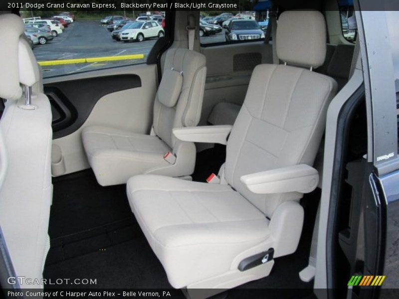 Blackberry Pearl / Black/Light Graystone 2011 Dodge Grand Caravan Express