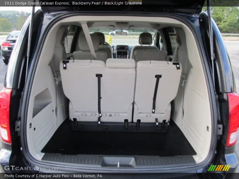 Blackberry Pearl / Black/Light Graystone 2011 Dodge Grand Caravan Express