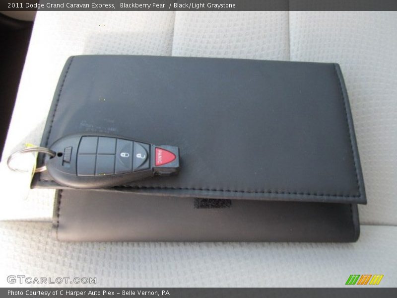 Blackberry Pearl / Black/Light Graystone 2011 Dodge Grand Caravan Express
