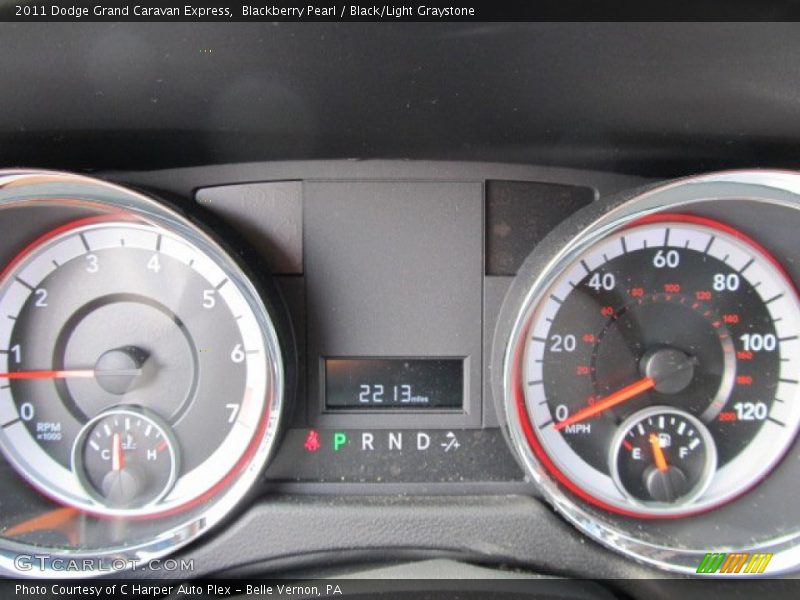 Blackberry Pearl / Black/Light Graystone 2011 Dodge Grand Caravan Express