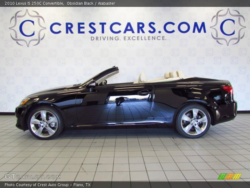 Obsidian Black / Alabaster 2010 Lexus IS 250C Convertible