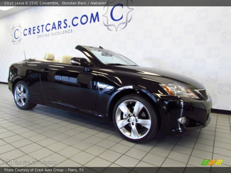 Obsidian Black / Alabaster 2010 Lexus IS 250C Convertible