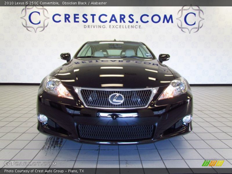 Obsidian Black / Alabaster 2010 Lexus IS 250C Convertible