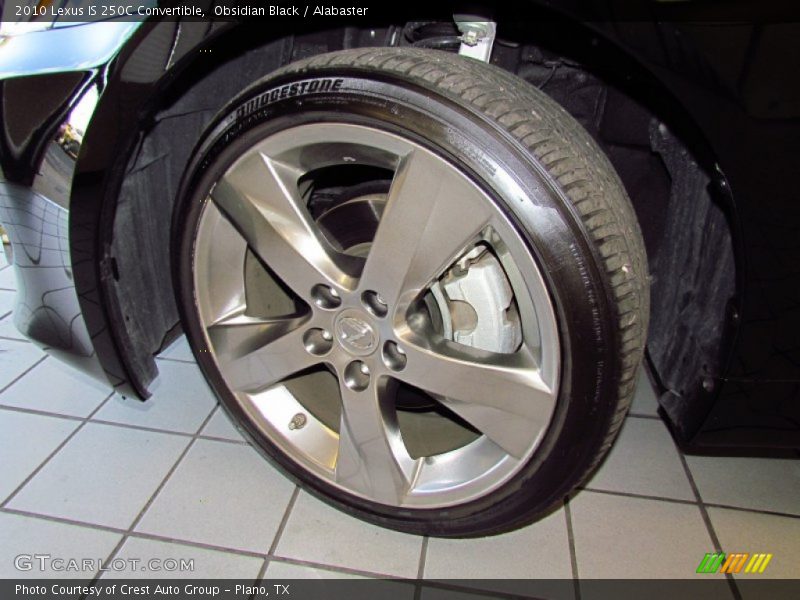Obsidian Black / Alabaster 2010 Lexus IS 250C Convertible