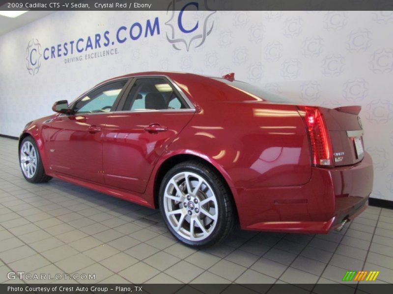 Crystal Red / Ebony 2009 Cadillac CTS -V Sedan