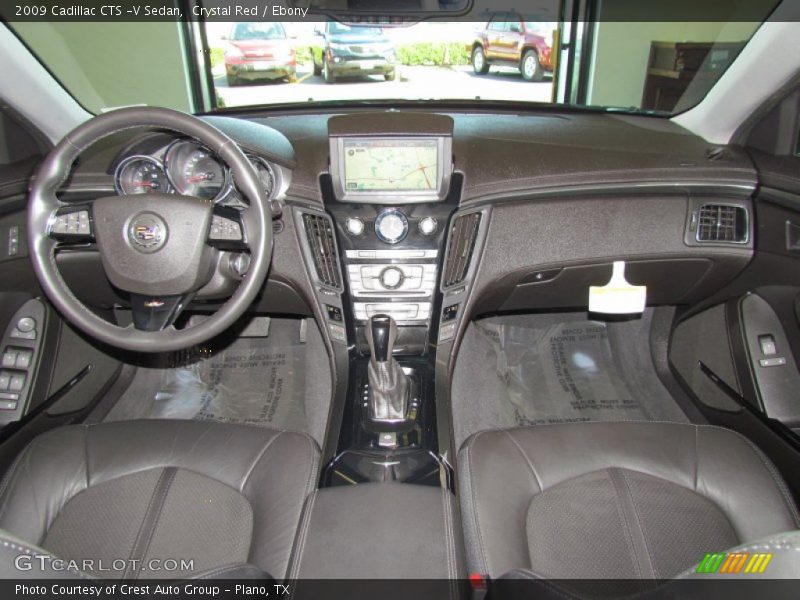 Crystal Red / Ebony 2009 Cadillac CTS -V Sedan