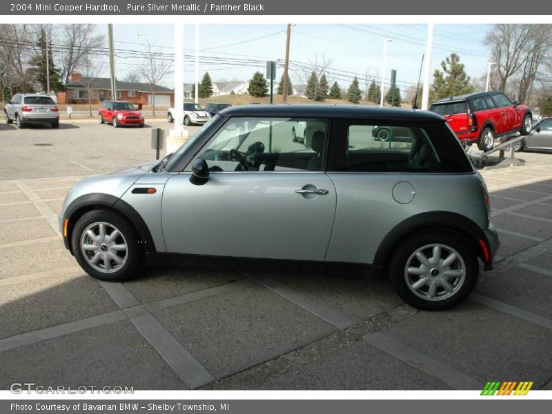 Pure Silver Metallic / Panther Black 2004 Mini Cooper Hardtop