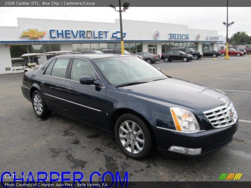 Blue Chip / Cashmere/Cocoa 2008 Cadillac DTS