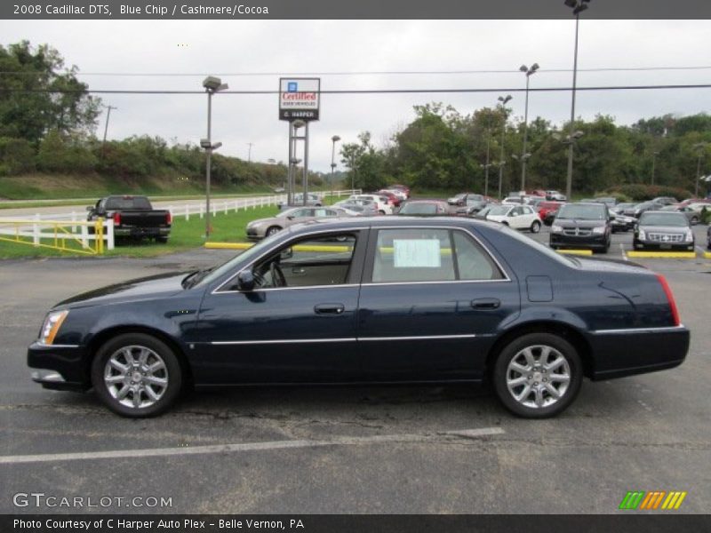 Blue Chip / Cashmere/Cocoa 2008 Cadillac DTS