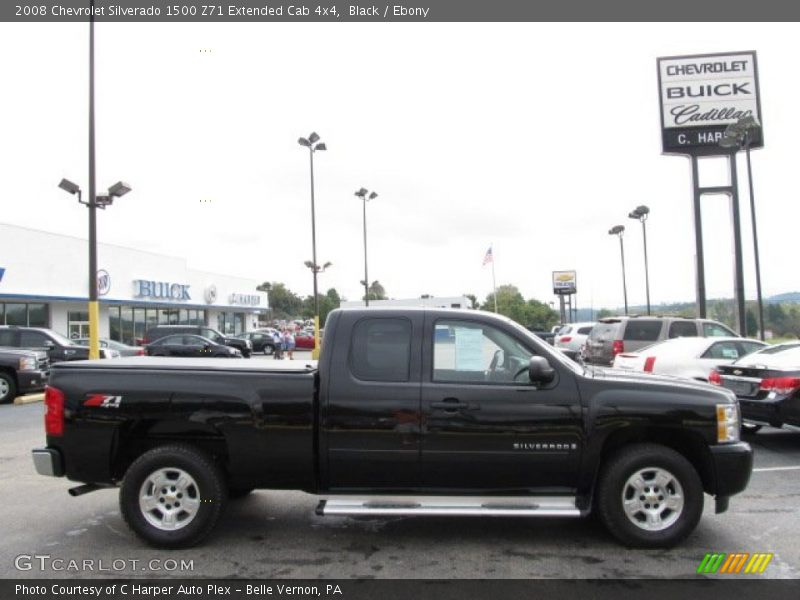 Black / Ebony 2008 Chevrolet Silverado 1500 Z71 Extended Cab 4x4