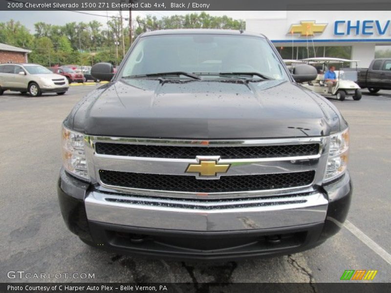 Black / Ebony 2008 Chevrolet Silverado 1500 Z71 Extended Cab 4x4