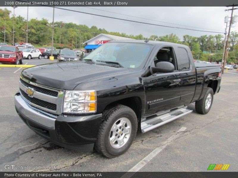 Black / Ebony 2008 Chevrolet Silverado 1500 Z71 Extended Cab 4x4