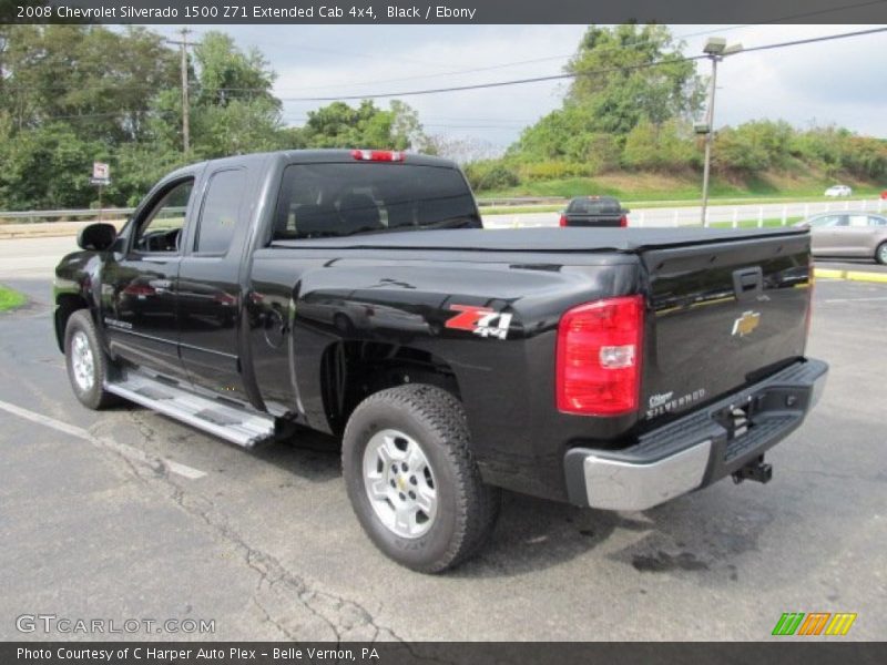 Black / Ebony 2008 Chevrolet Silverado 1500 Z71 Extended Cab 4x4