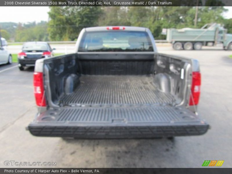 Graystone Metallic / Dark Titanium 2008 Chevrolet Silverado 1500 Work Truck Extended Cab 4x4