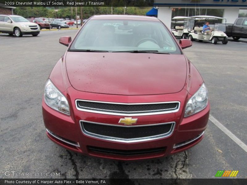 Red Jewel / Titanium 2009 Chevrolet Malibu LT Sedan