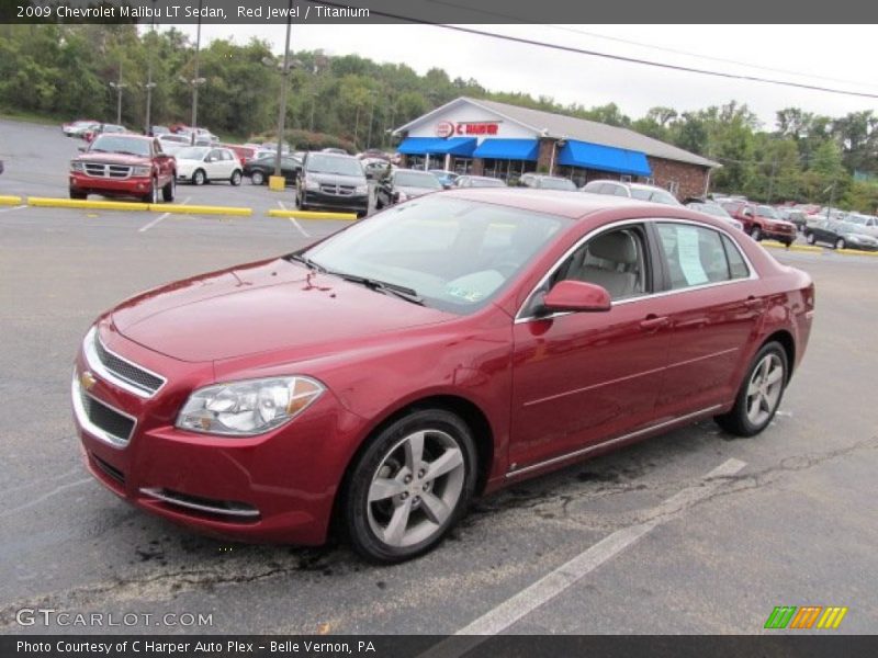 Red Jewel / Titanium 2009 Chevrolet Malibu LT Sedan
