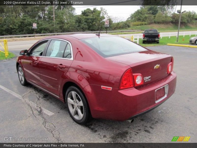 Red Jewel / Titanium 2009 Chevrolet Malibu LT Sedan