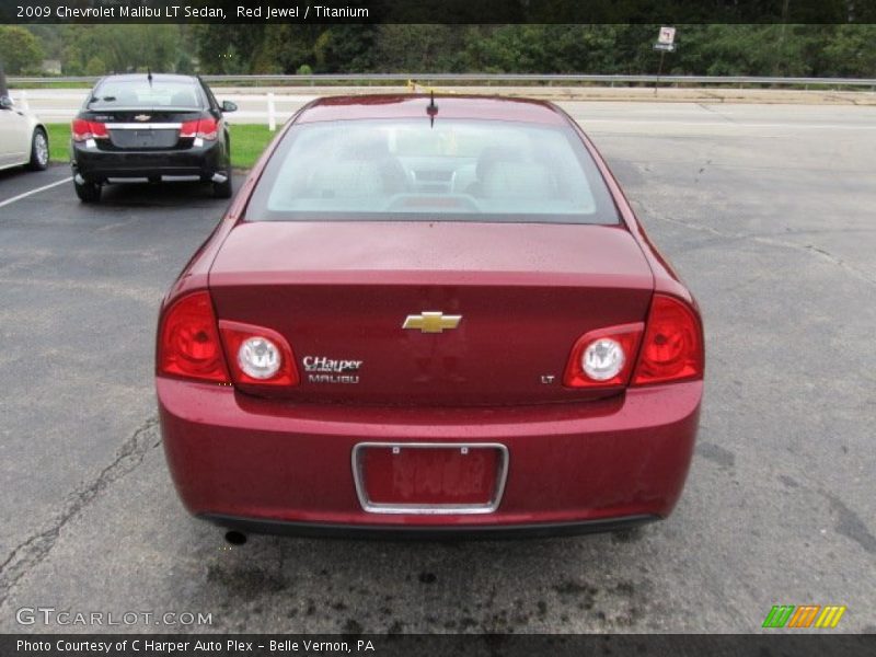 Red Jewel / Titanium 2009 Chevrolet Malibu LT Sedan