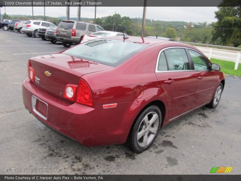 Red Jewel / Titanium 2009 Chevrolet Malibu LT Sedan