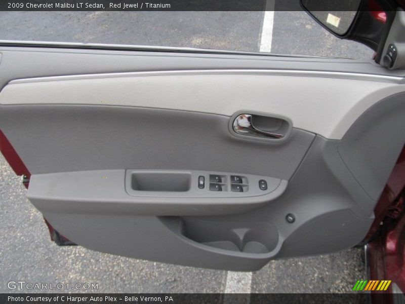 Red Jewel / Titanium 2009 Chevrolet Malibu LT Sedan