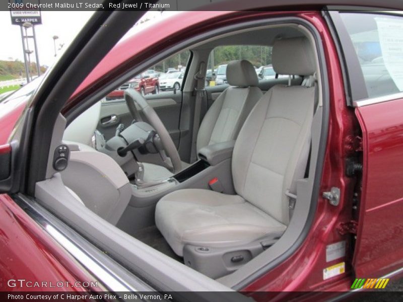 Red Jewel / Titanium 2009 Chevrolet Malibu LT Sedan