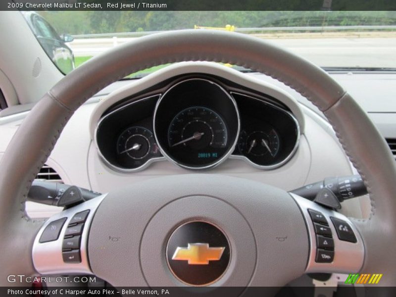 Red Jewel / Titanium 2009 Chevrolet Malibu LT Sedan