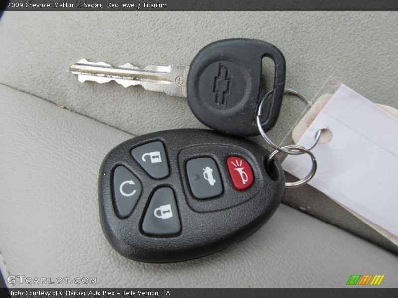 Red Jewel / Titanium 2009 Chevrolet Malibu LT Sedan
