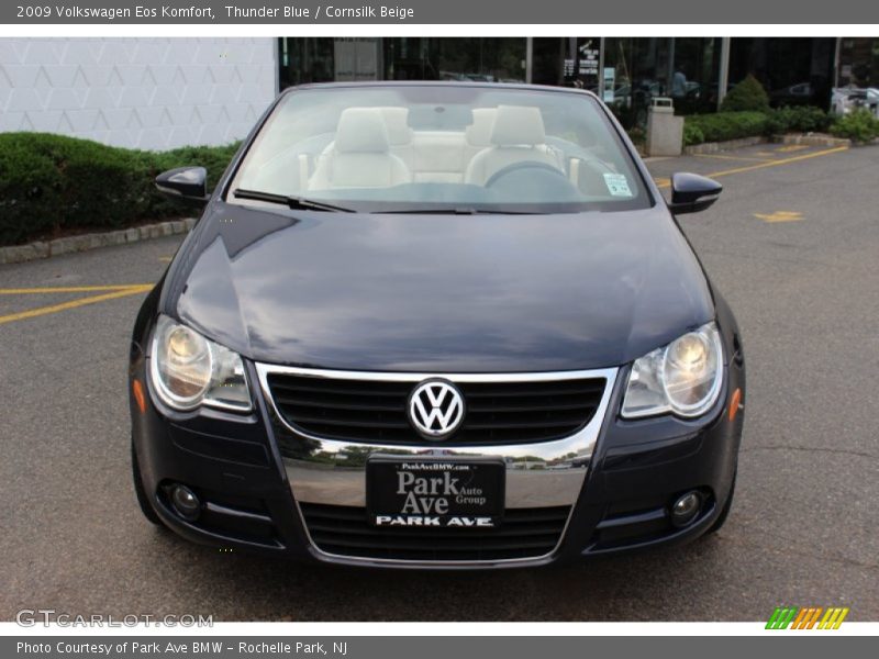 Thunder Blue / Cornsilk Beige 2009 Volkswagen Eos Komfort