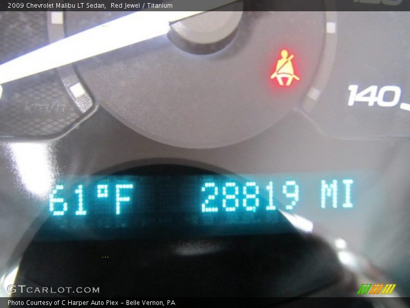 Red Jewel / Titanium 2009 Chevrolet Malibu LT Sedan