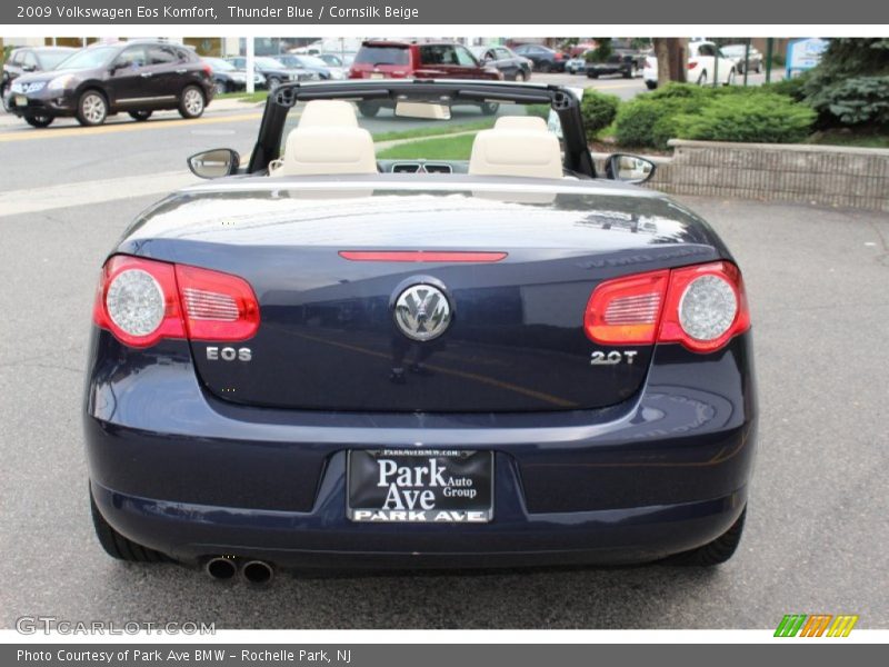 Thunder Blue / Cornsilk Beige 2009 Volkswagen Eos Komfort