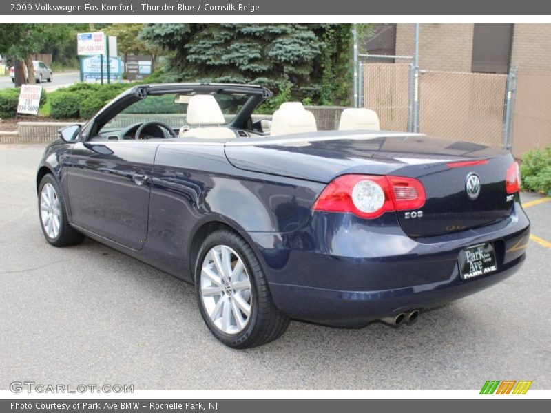 Thunder Blue / Cornsilk Beige 2009 Volkswagen Eos Komfort