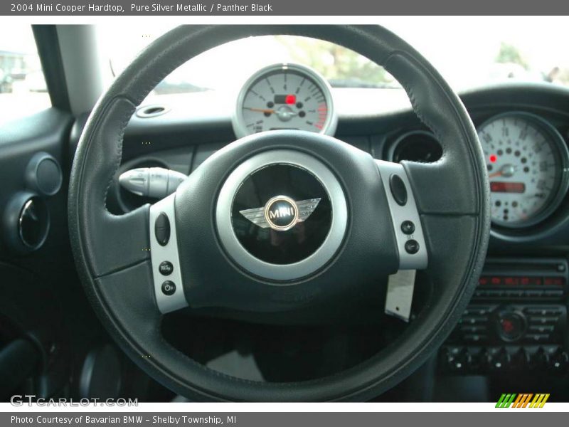 Pure Silver Metallic / Panther Black 2004 Mini Cooper Hardtop
