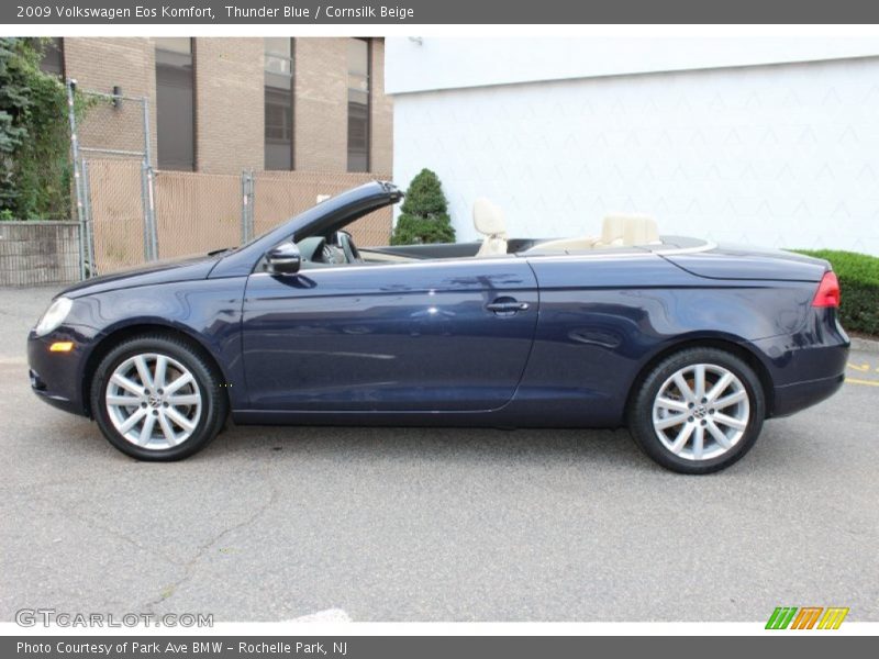 Thunder Blue / Cornsilk Beige 2009 Volkswagen Eos Komfort