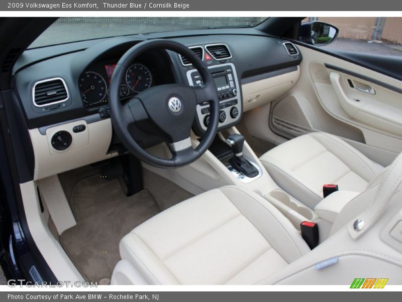Thunder Blue / Cornsilk Beige 2009 Volkswagen Eos Komfort