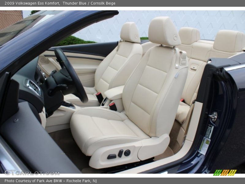Thunder Blue / Cornsilk Beige 2009 Volkswagen Eos Komfort