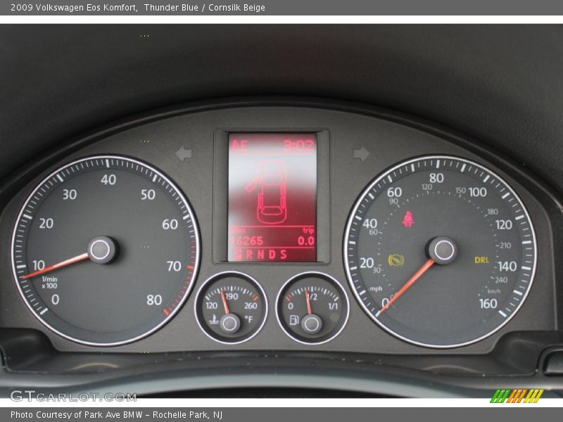 Thunder Blue / Cornsilk Beige 2009 Volkswagen Eos Komfort