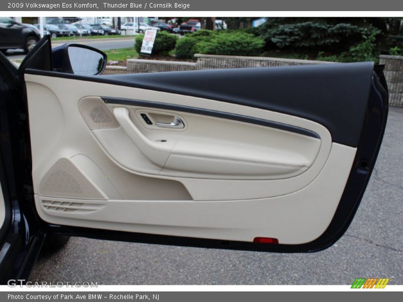 Thunder Blue / Cornsilk Beige 2009 Volkswagen Eos Komfort