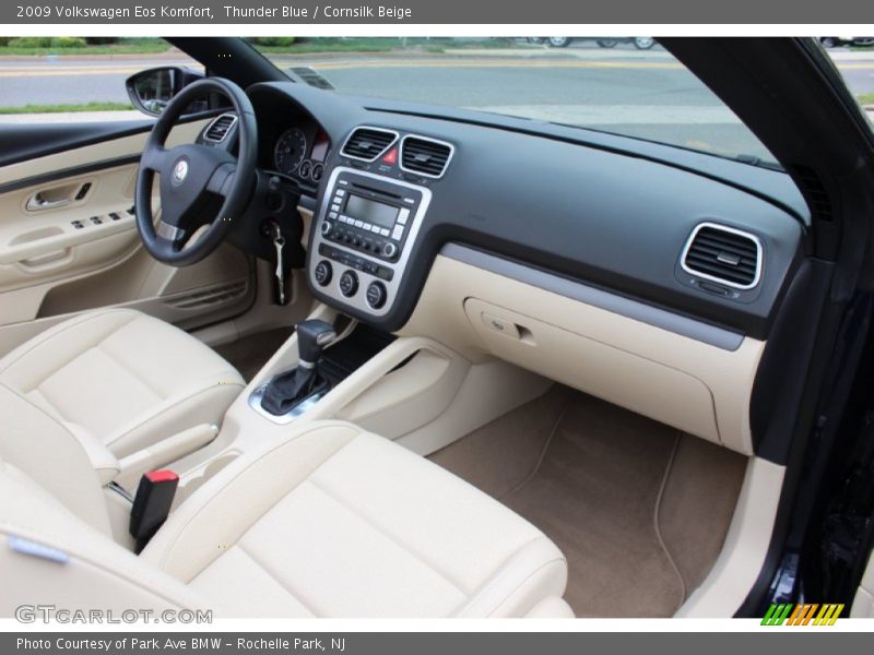 Thunder Blue / Cornsilk Beige 2009 Volkswagen Eos Komfort