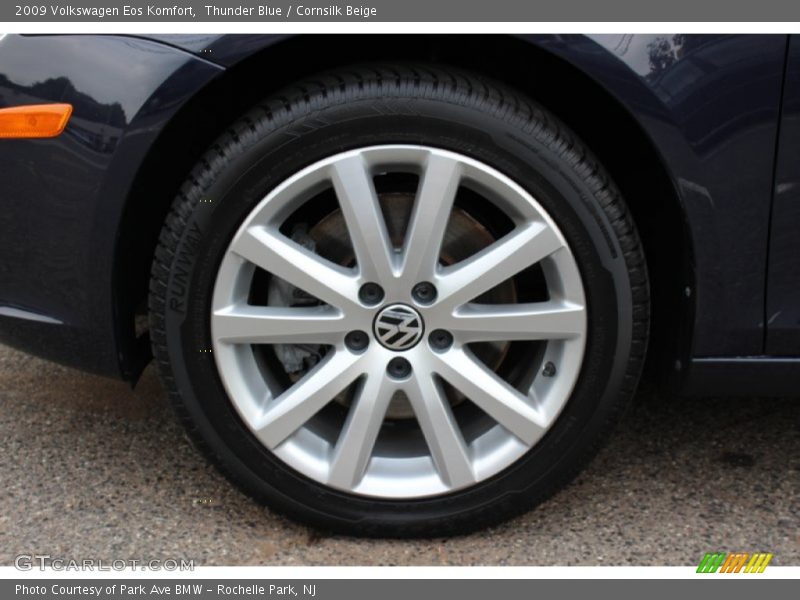 Thunder Blue / Cornsilk Beige 2009 Volkswagen Eos Komfort