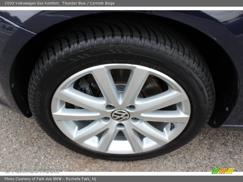 Thunder Blue / Cornsilk Beige 2009 Volkswagen Eos Komfort