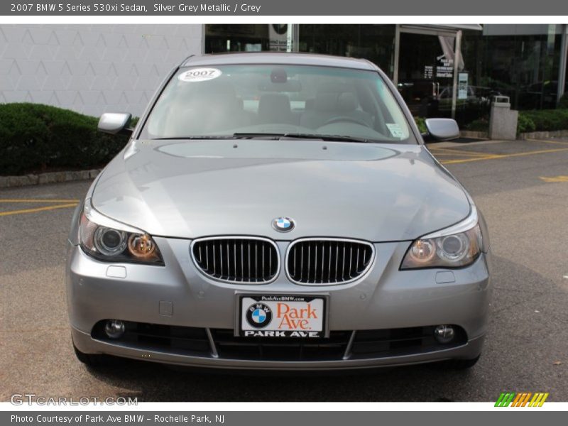 Silver Grey Metallic / Grey 2007 BMW 5 Series 530xi Sedan