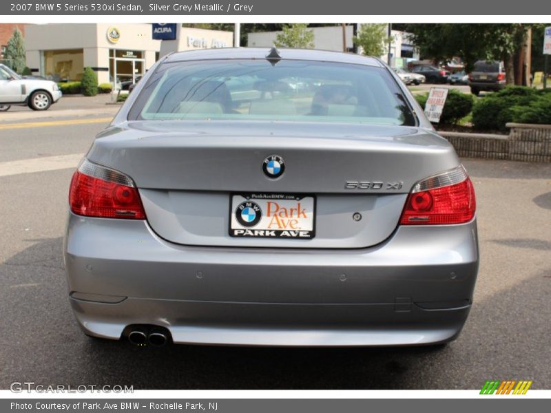 Silver Grey Metallic / Grey 2007 BMW 5 Series 530xi Sedan