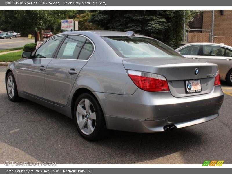 Silver Grey Metallic / Grey 2007 BMW 5 Series 530xi Sedan