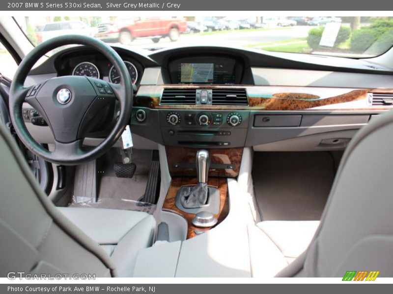 Silver Grey Metallic / Grey 2007 BMW 5 Series 530xi Sedan