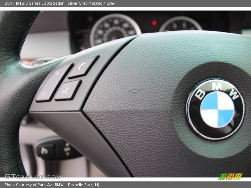 Silver Grey Metallic / Grey 2007 BMW 5 Series 530xi Sedan