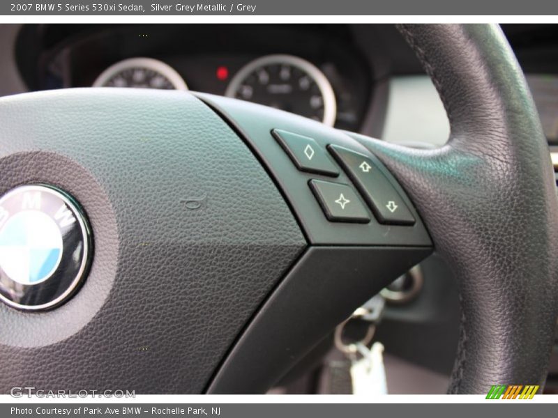 Silver Grey Metallic / Grey 2007 BMW 5 Series 530xi Sedan