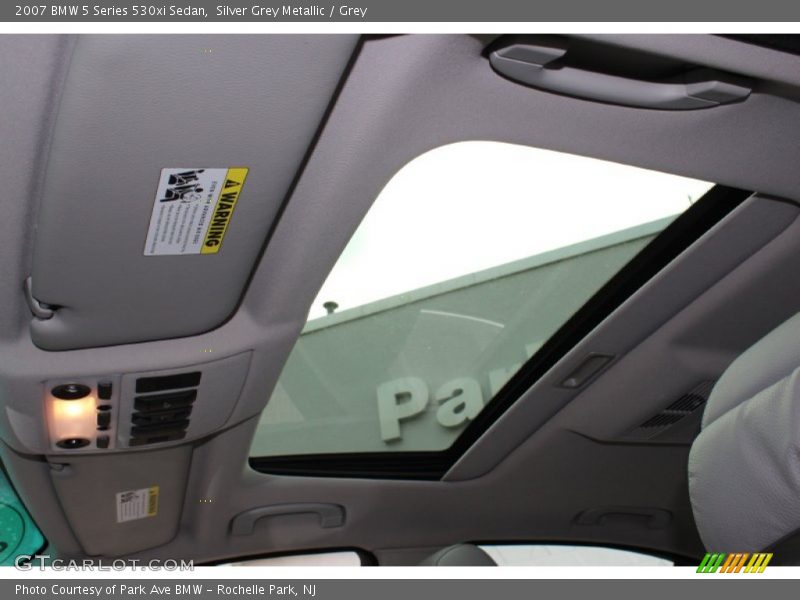 Silver Grey Metallic / Grey 2007 BMW 5 Series 530xi Sedan